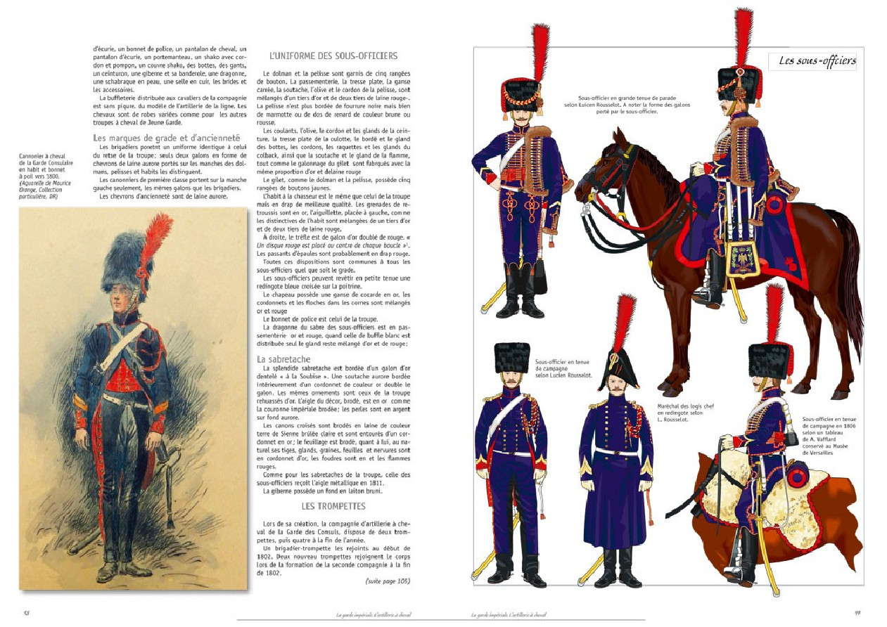 GARDE IMPERIALE - artillerie à cheval