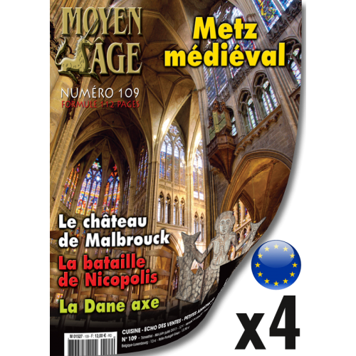 1 year-Subscription Moyen-age EEC+Switzerland