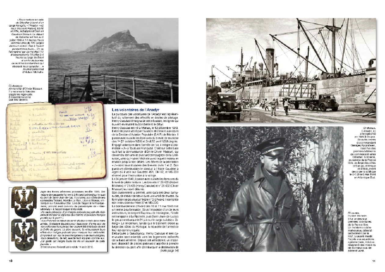 Le mémorial des FAFL en Grande-Bretagne